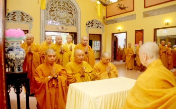 Tp. HCM: BTS PG Q.10 tác pháp an cư tại tổ đình Ấn Quang